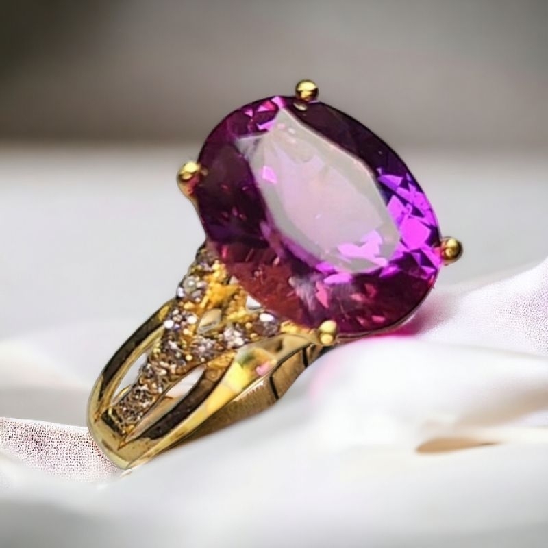 Women's Gold-Plated Feng Shui Ring by Nguyễn Ngọc Jewelry