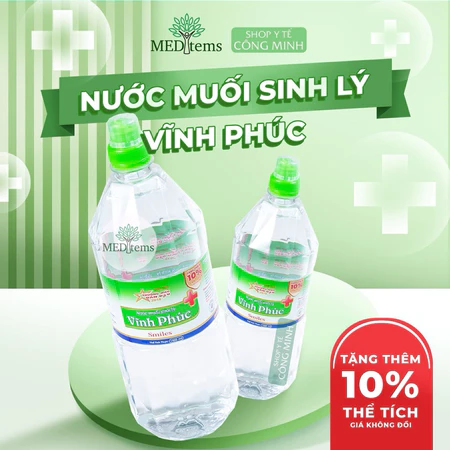 Nước muối sinh lý Vĩnh Phúc 1000