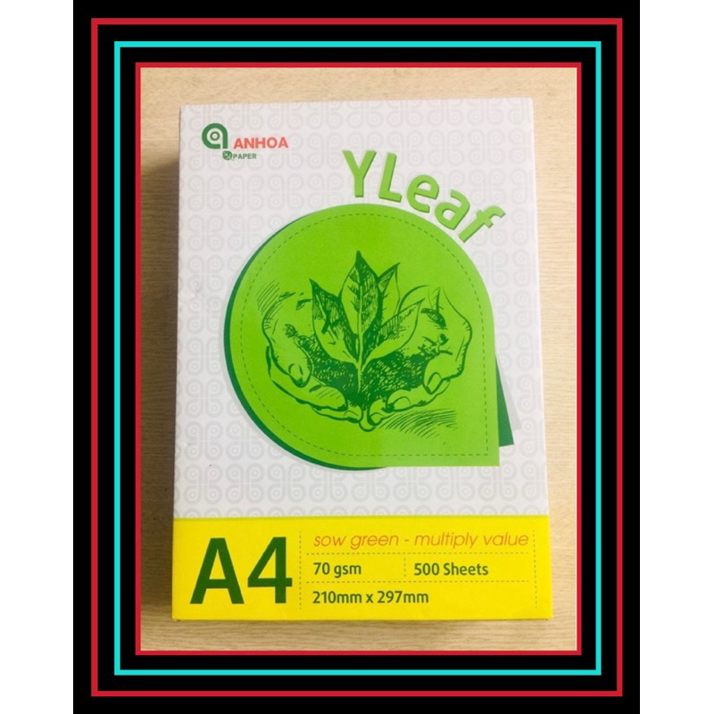 GIẤY IN, PHOTO A4 AN HOÀ ĐL70, 1 GRAM 500 TỜ - VPP QUỐC HUY.