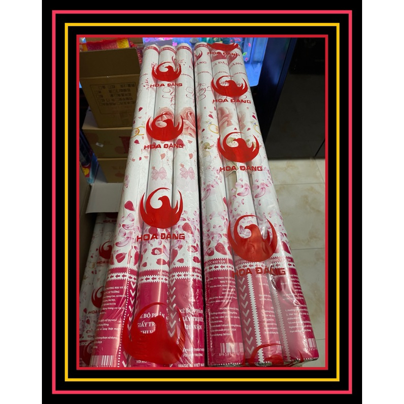 PHÁO PHỤT KIM TUYẾN HOA HỒNG, 1 LỐC 6 CÂY, HOA ĐĂNG - VPP QUỐC HUY.