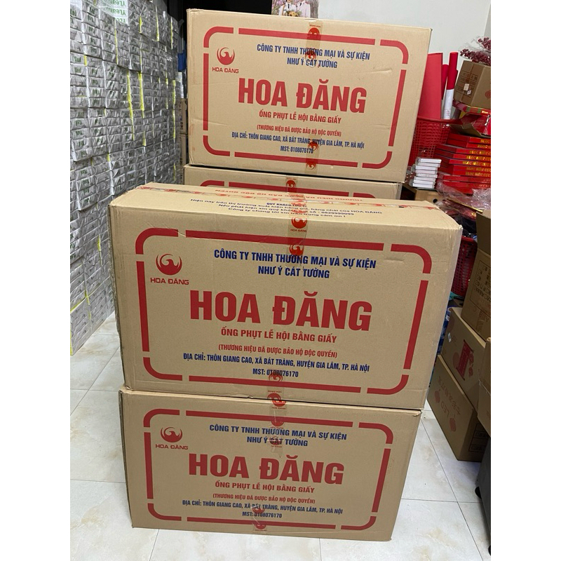 PHÁO PHỤT KIM TUYẾN HOA HỒNG, 1 LỐC 6 CÂY, HOA ĐĂNG - VPP QUỐC HUY.