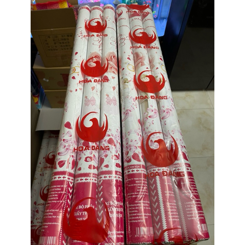 PHÁO PHỤT KIM TUYẾN HOA HỒNG, 1 LỐC 6 CÂY, HOA ĐĂNG - VPP QUỐC HUY.