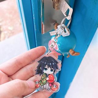 Móc Khóa Kimetsu no Yaiba Anime Demon Slayer Cute Đôi Gắn Balo Xe Máy PK04