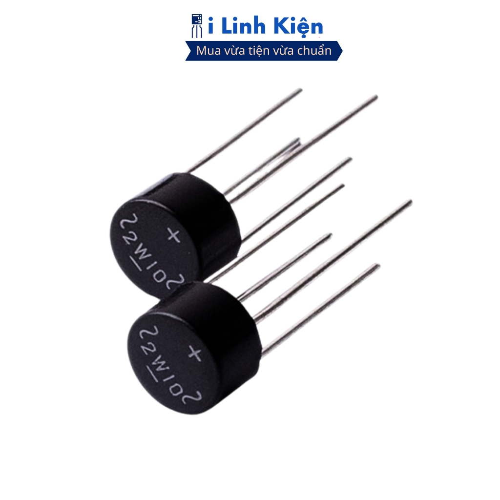 2W10 Diode cầu 2A 1000V DIP-4 chính hãng SEP ilinhkien