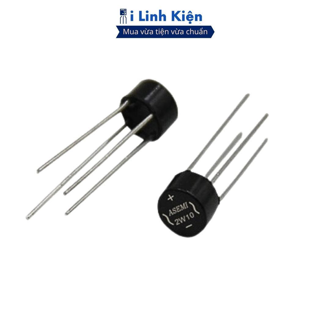 2W10 Diode cầu 2A 1000V DIP-4 chính hãng SEP ilinhkien