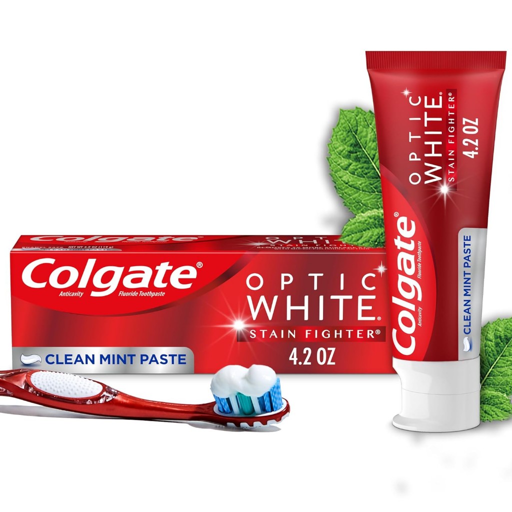 [air, Hàng Mỹ] Kem đánh Răng Colgate Optic White Stain Fighter Fresh 