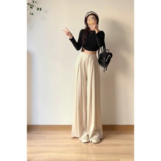 Quần ống rộng ulzzang cạp cao tôn dáng chất GOD - 247store - Quan0038/p12k7