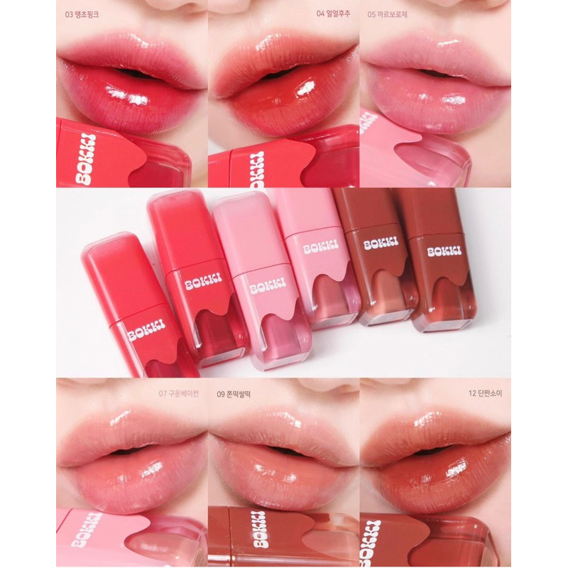 Son kem BLACK ROUGE GLOW BOKKI TINT | Shopee Việt Nam