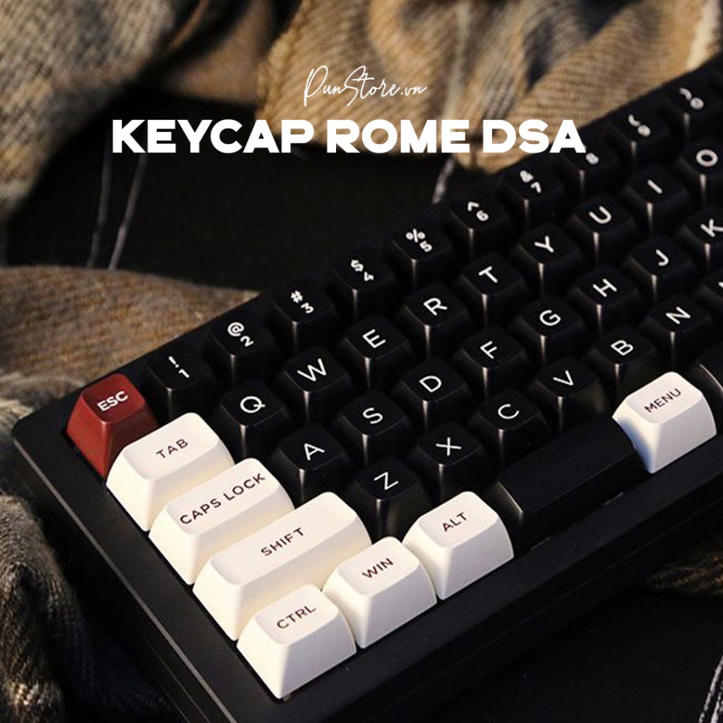 Keycap DSA ROME 173 nút nhựa PBT Doubleshot | Shopee Việt Nam