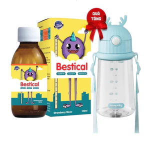 Bestical canxi sinh học -dễ hấp thụ giúp bé tăng chiều cao tối đa date mới chai 120ml