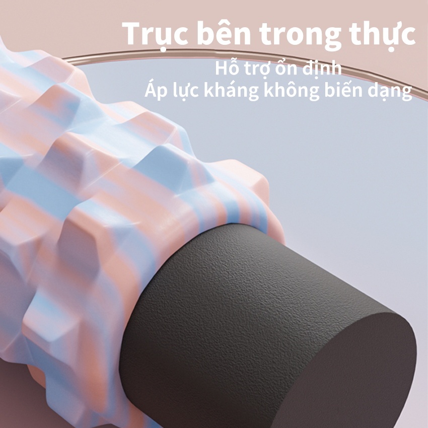 Con lăn PINMU Yoga Foam Roller Massage Cơ Thể Giãn Cơ , Gym ống trụ lăn xốp thể thao giãn