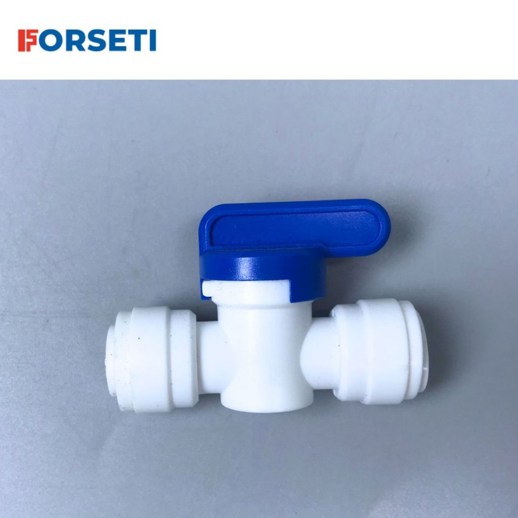 Ảnh Van xả tay nối nhanh nhựa phi 6, phi 10 dùng cho máy lọc nước RO Karofi, Kangaroo, Forseti, Sunhouse,... 2