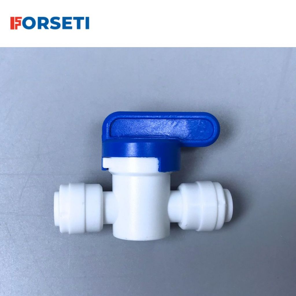 Ảnh Van xả tay nối nhanh nhựa phi 6, phi 10 dùng cho máy lọc nước RO Karofi, Kangaroo, Forseti, Sunhouse,... 3