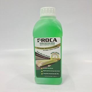 Dung dịch đa năng PROCA tinh dầu sả chanh thiên nhiên 1,1 lít
