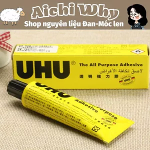 Keo dán UHU chuyên dán đồ handmade, vải, len sợi đa dụng, trong suốt, không mùi hôi, không bị lem