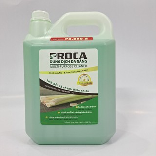 Dung dịch đa năng PROCA tinh dầu sả chanh thiên nhiên 4.9 kg