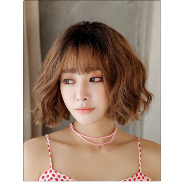 🎁TÓC NGUYÊN ĐẦU🎁 SÓNG XÙ NGẮN LƯỚI HOA CAO CẤP