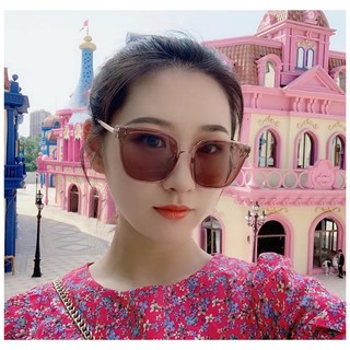 Kính mát nam nữ chống UV400 thiết kế mắt vuông dễ đeo màu sắc thời trang 6035