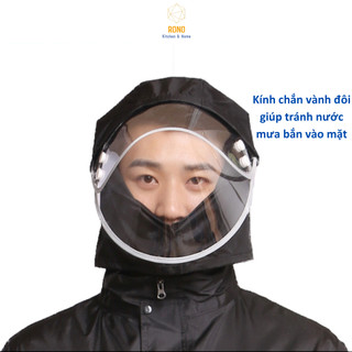 Bộ Quần Áo Mưa Người Lớn, Phong Cách Hàn Quốc, Có Phản Quang Đi Đêm, Đi Xe Máy An Toàn Loại 1 Lớp