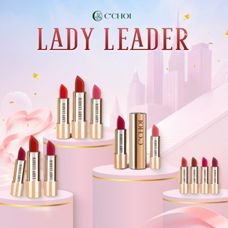 Son sáp lì C'Choi Lady Leader Go On Mịn Mượt Nhẹ Môi An Toàn Cho Phụ Nữ Có Thai L15