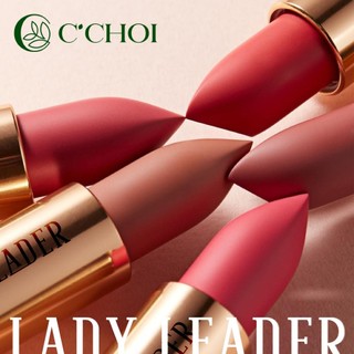 [Đỏ Cam] Son sáp lì C'Choi Lady Leader Red&Rex Mịn Mượt Nhẹ Môi An Toàn Cho Phụ Nữ Có Thai L07