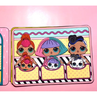 Đồ chơi Thời trang búp bê LOL mẫu 2 ( 9 búp bê) - búp bê giấy Pighandmade