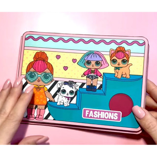 Đồ chơi Thời trang búp bê LOL mẫu 2 ( 9 búp bê) - búp bê giấy Pighandmade