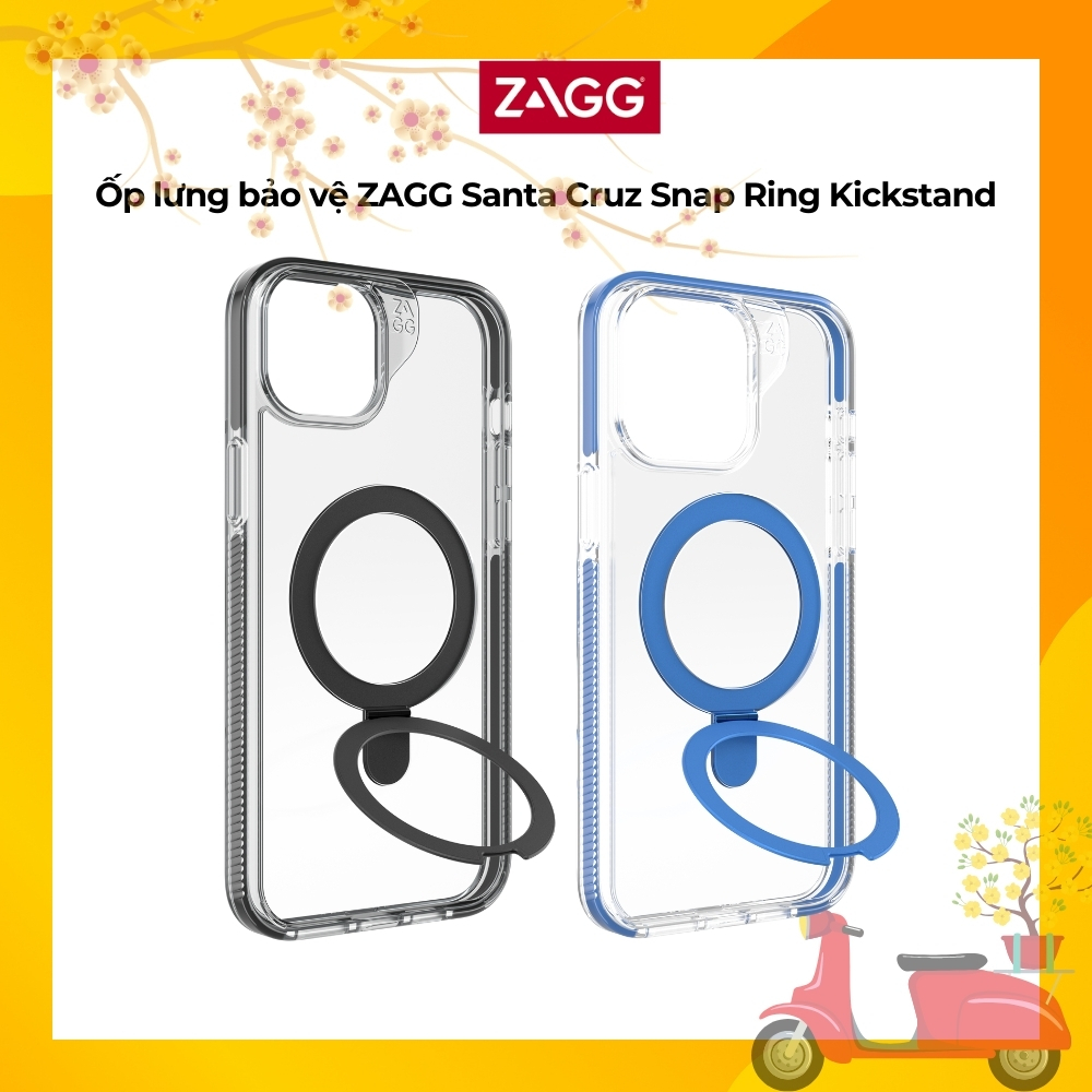 Ốp lưng cao cấp ZAGG cho iPhone 15 Pro Max - Chống sốc, bảo vệ toàn diện - Viền camera cao | BigBuy360 - bigbuy360.vn