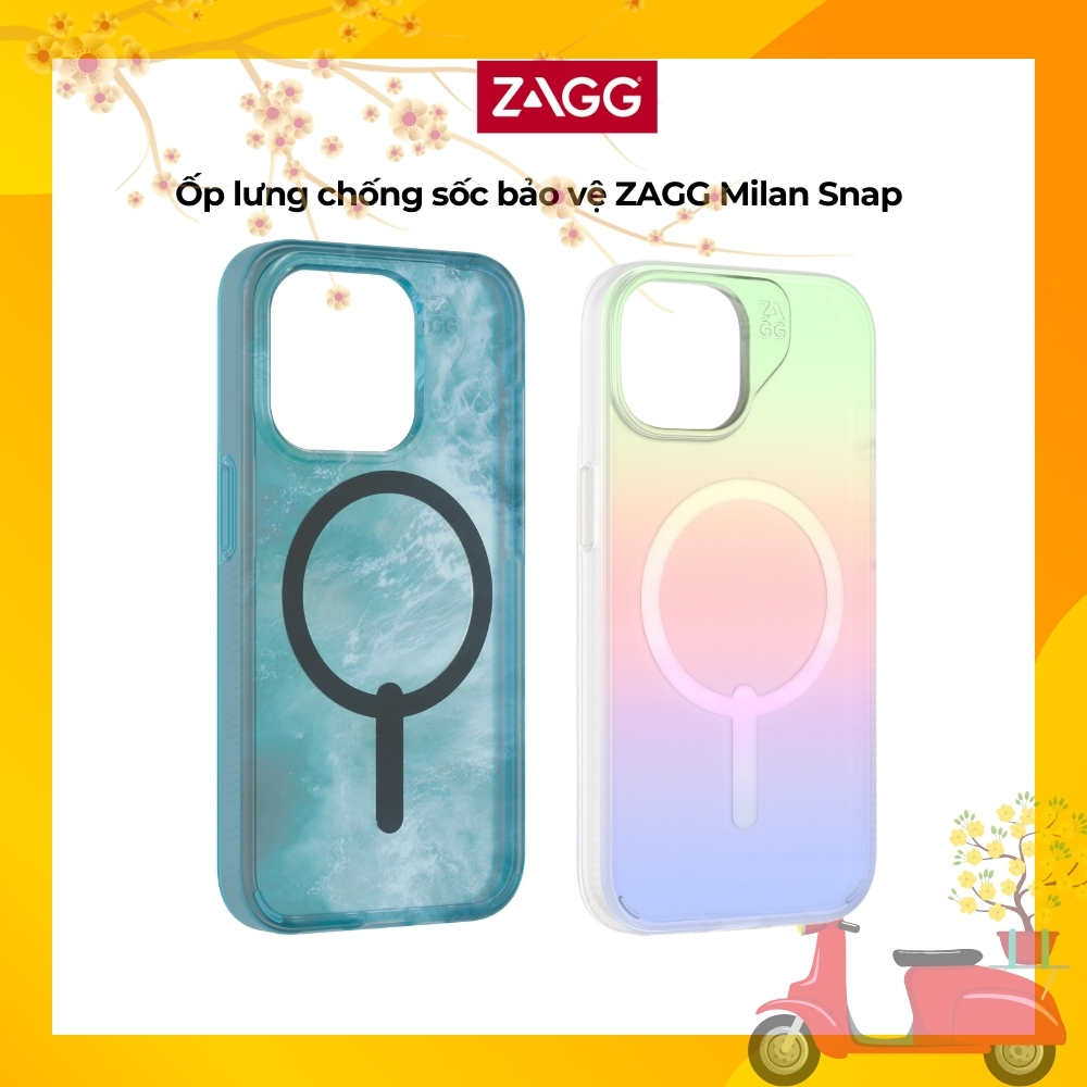 Ốp lưng cao cấp ZAGG cho iPhone 15 Pro Max - Chống sốc, bảo vệ toàn diện - Viền camera cao | BigBuy360 - bigbuy360.vn