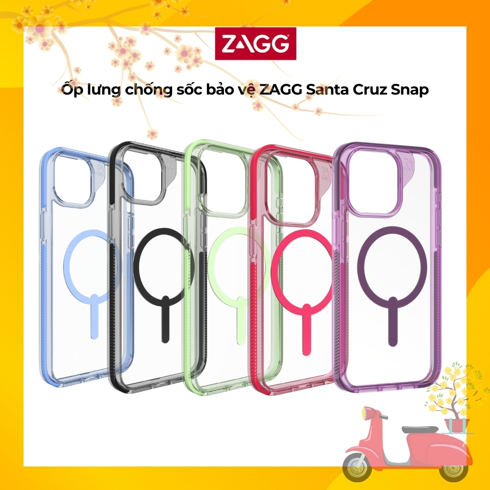 Ốp lưng cao cấp ZAGG cho iPhone 15 Pro Max - Chống sốc, bảo vệ toàn diện - Viền camera cao | BigBuy360 - bigbuy360.vn