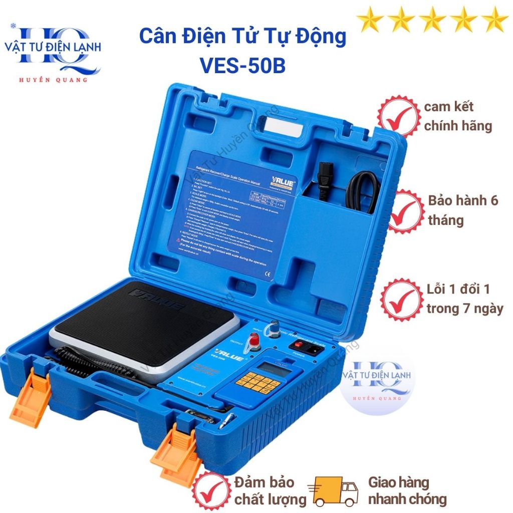 Bàn cân nạp ga điện tử ngắt tự động VALUE VES-50B 50Kg - cân gas ...