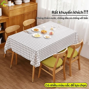 Khăn trải bàn caro LUMERA decor phòng,khăn trải chụp ảnh, thảm picnic, khăn trải dã ngoại chống thấm