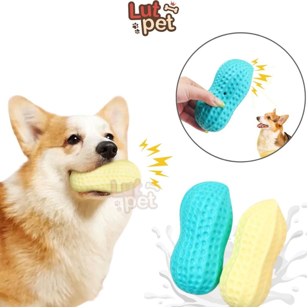 Xương gặm cho chó mèo vị sữa, đồ chơi có âm thanh, mài răng, làm sạch răng, cho thú cưng - lutpet