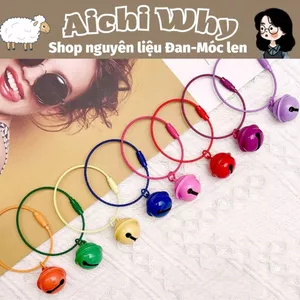 Móc Treo Khóa Trang Trí Hình Chuông Lớn Xinh Xắn Nhiều Màu