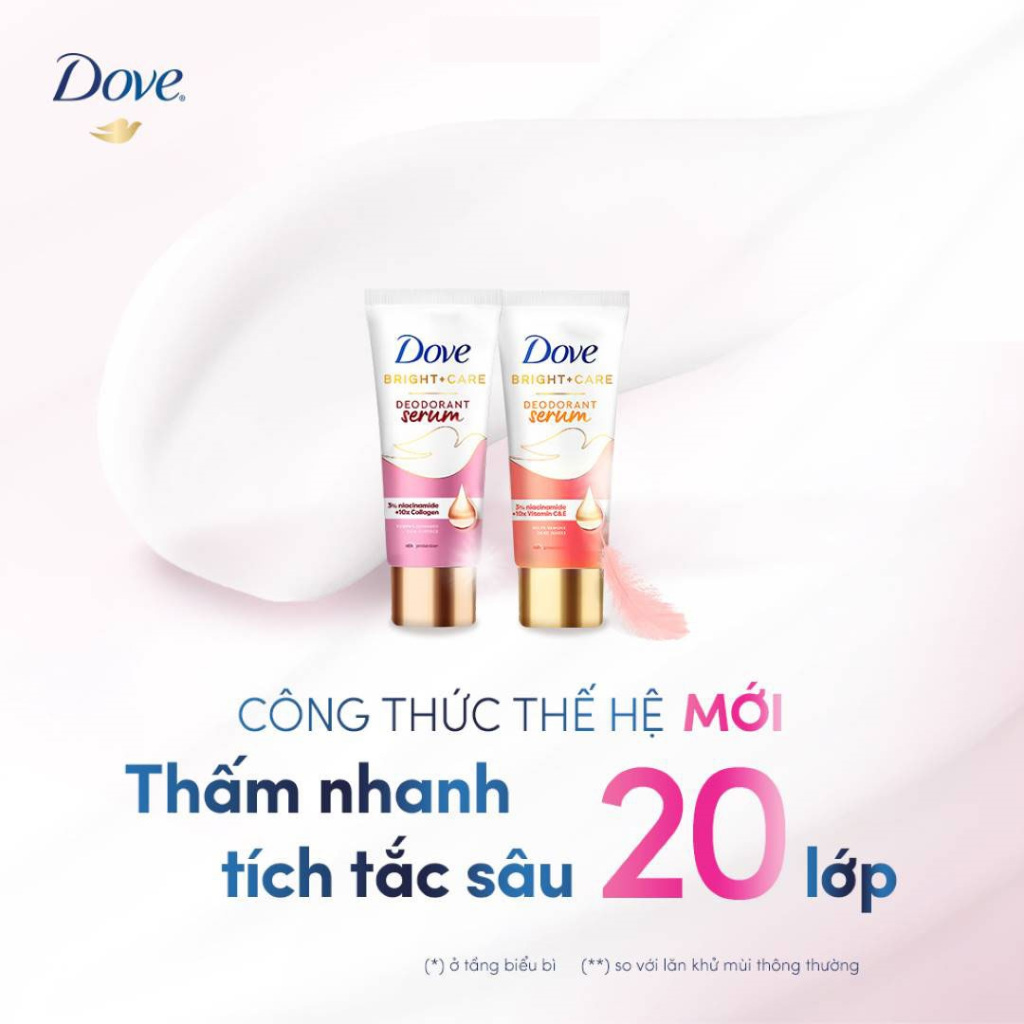 Serum ngăn mùi Dove giúp làm mờ thâm thu nhỏ lỗ chân lông nách da sáng mịn đều màu 40ml chính hãng – daothinhuquynh