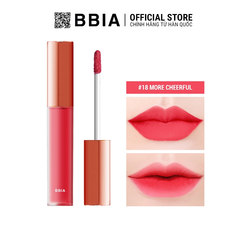 Ảnh Son Kem Lì Bbia Last Velvet Lip Tint Version 4 (5 màu) 5g Bbia Official Store 4