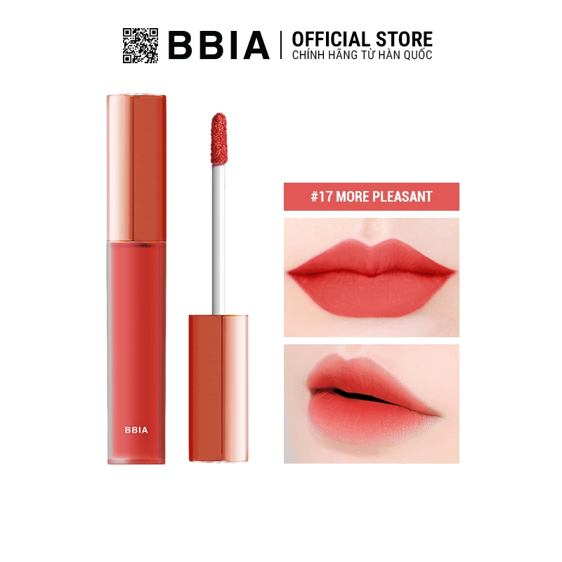 Ảnh Son Kem Lì Bbia Last Velvet Lip Tint Version 4 (5 màu) 5g Bbia Official Store 3