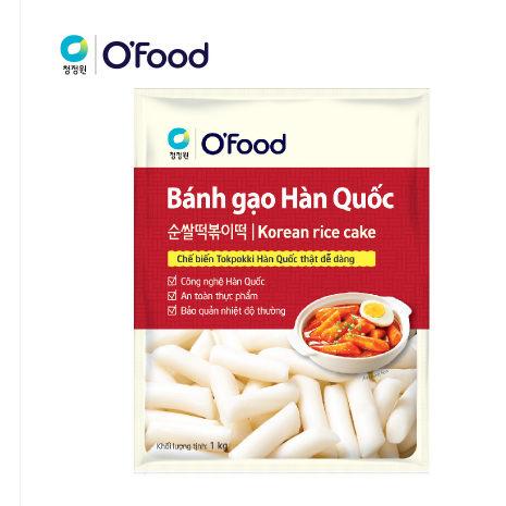 COMBO bánh gạo 1kg và 3 gói sốt tokbokki 120g