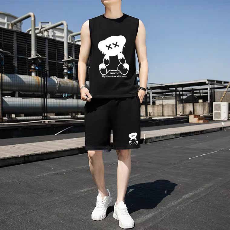 ❤️ VẢI MÁT - MẪU MỚI ❤️ SÉT BỘ THỂ THAO MẶC NHÀ NAM NỮ 3 LỖ SÁT NÁCH CỔ TRÒN GỒM QUẦN ĐÙI DÂY RÚT CÓ TÚI ÁO THUN SSL