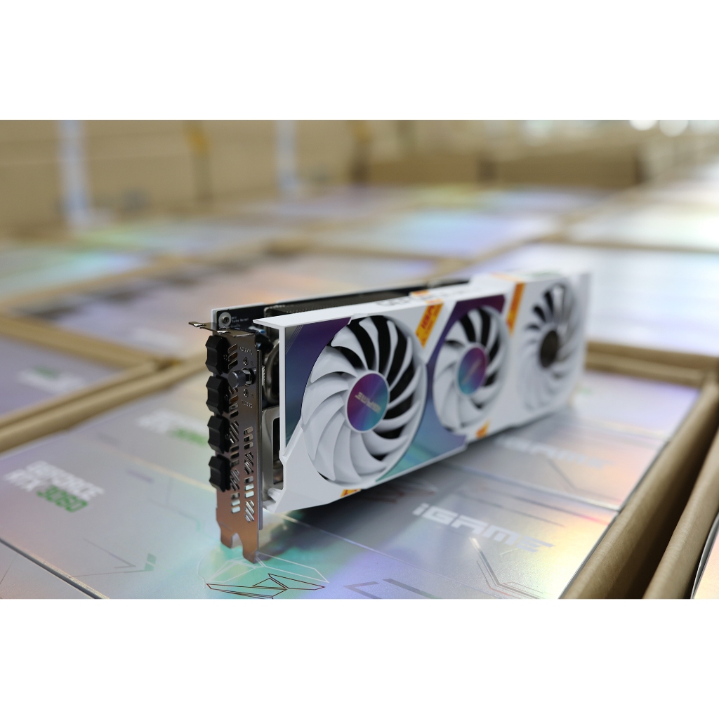 VGA Colorful iGame RTX 3060 Ultra W OC 12G L-V 3 Fan - Màu Trắng - New ...