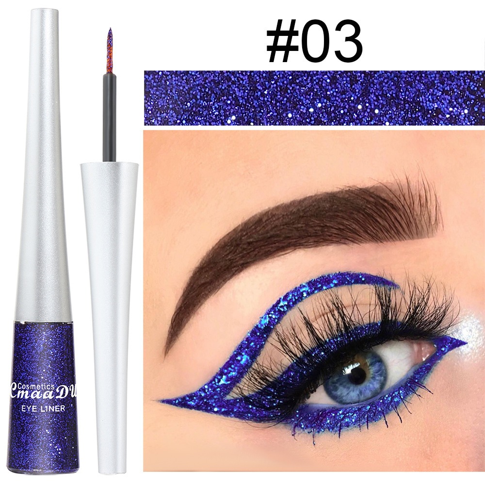 (NEW) Kẻ Mắt Bling Bling Nhiều Màu Cmaadu Glitter Eyeliner