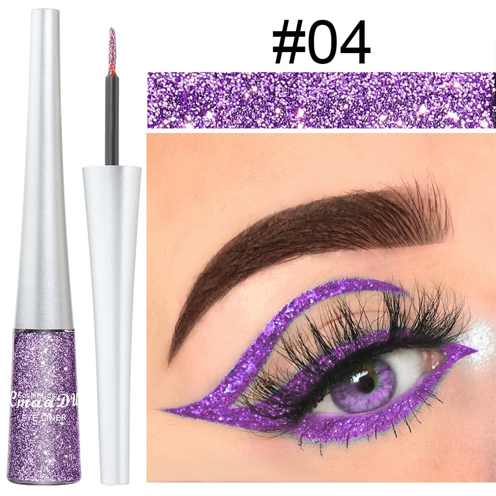 (NEW) Kẻ Mắt Bling Bling Nhiều Màu Cmaadu Glitter Eyeliner