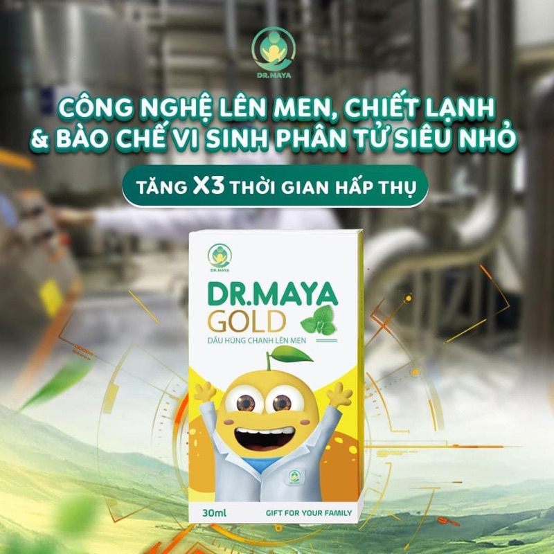 Ảnh Dầu húng chanh lên men Minion Gold Dr.Maya 30ml 3