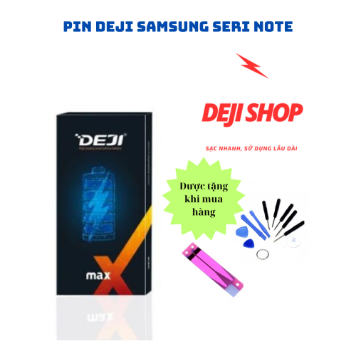 Pin Deji Samsung Seri Galaxy S/Note/Chính Hãng Bảo Hành 12 Tháng