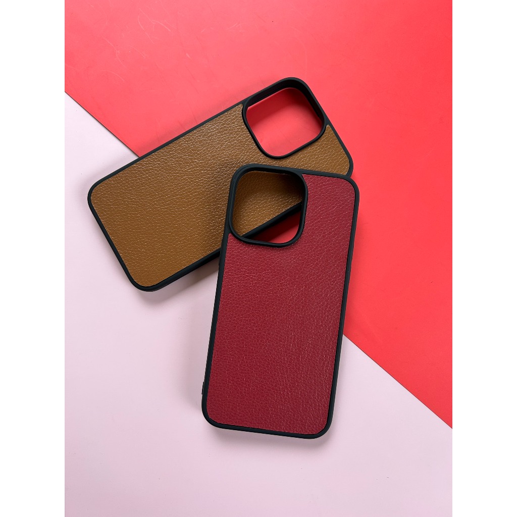 Ốp iphone màu Đỏ đô và màu Nâu