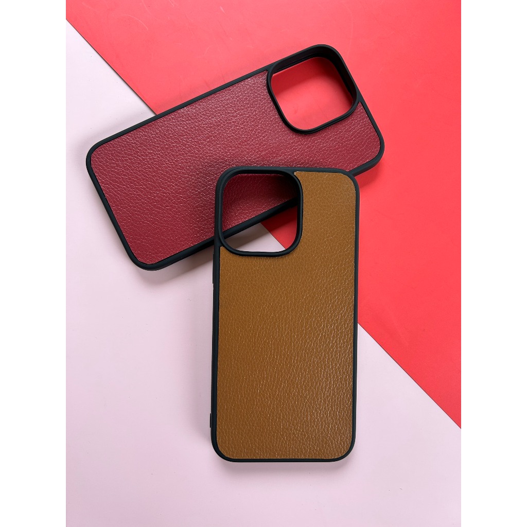 Ốp iphone màu Đỏ đô và màu Nâu