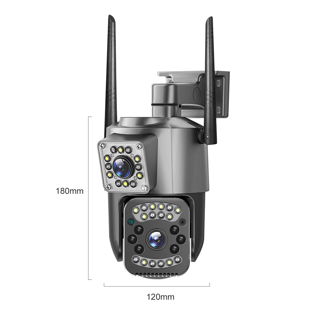 CCTV Camera V380 Max V86 Kết nối WiFi 360 độ Trong nhà và ngoài trời an ninh IP ống kính kép HD Ống kính đôi | BigBuy360 - bigbuy360.vn