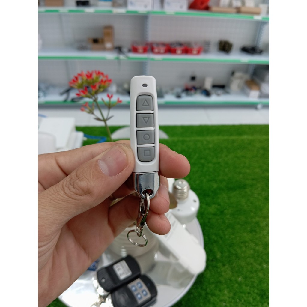 Remote học lệnh 433 kiểu ngón tay, dùng cho mã copy 433, remote cửa cổng cửa cuốn mã JG