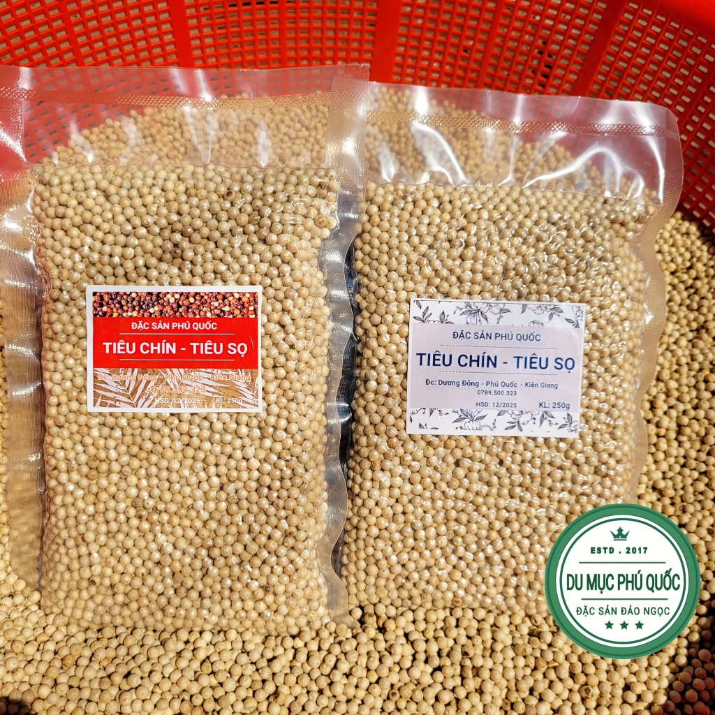 Tiêu Sọ Trắng Phú Quốc (gói 500g) | Shopee Việt Nam