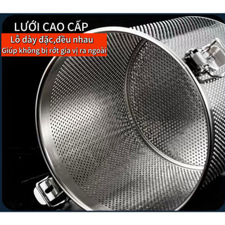 Bộ lọc gia vị inox cao cấp Chubby Chef dùng nấu phở, hầm xương, ngâm trà (đựng khoảng 30-1500g gia vị)